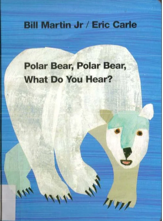 

”Polar Bear, Polar Bear What Do You Hear “ PDF version MP3 SONG Book 2+ yrs kids' book preschool, picture book in school book