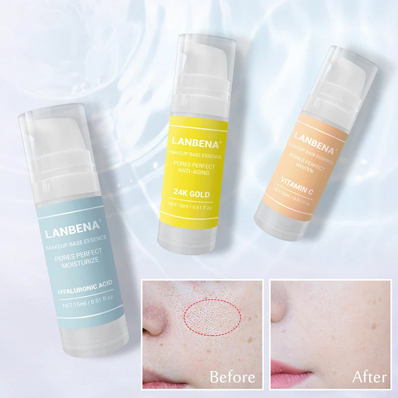 15 мл основа для макияжа грунтовка лица Сыворотка сокращения пор увлажняющий