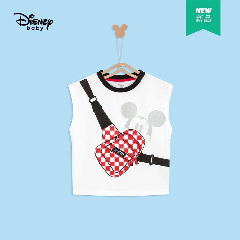 

Disney Children's Clothing Boys' Knitted Fashion Camisole Summer New Cartoon Mickey Children's Cotton Sleeveless Top