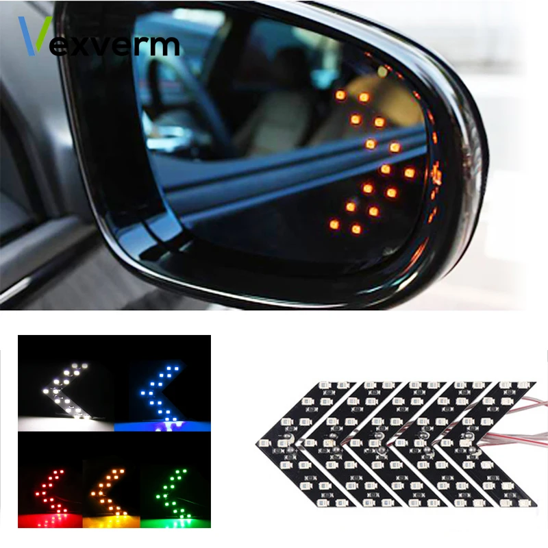 Светодиодная панель для зеркала заднего вида Vexverm 14 SMD|Фара авто в сборе| |