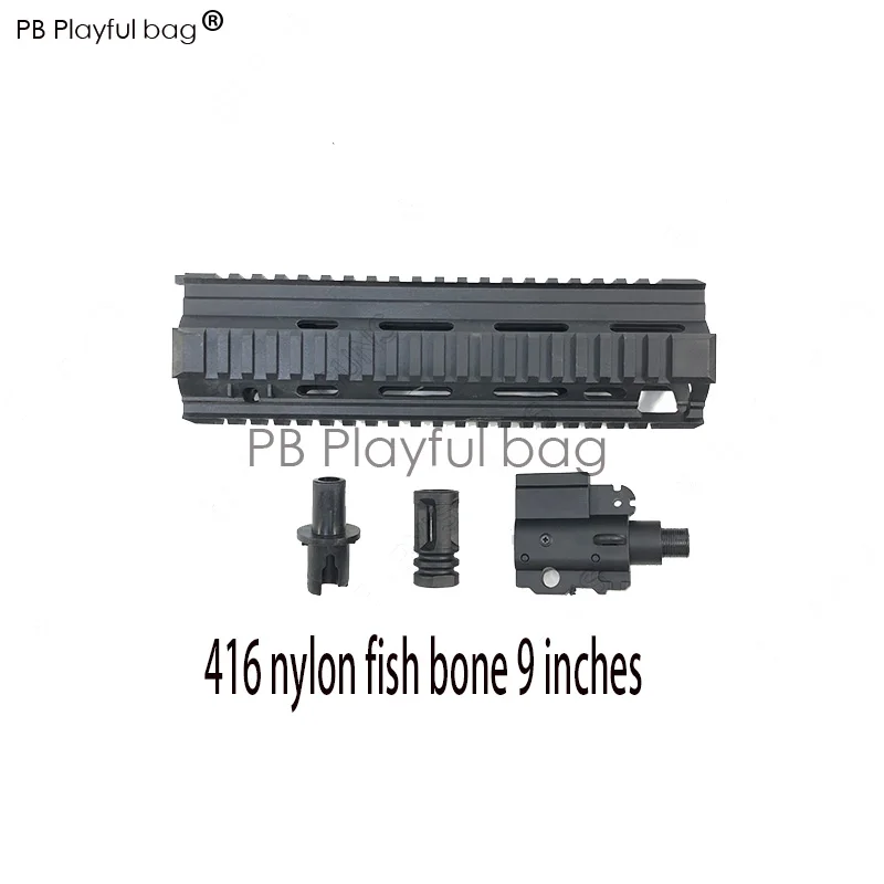 Открытый diy гель мяч пистолет игрушка HK416 корпус расширенное издание Модифицированная капроновая оболочка захватывающей волновой коробки 2,5 поколения LDT OD86 - Цвет: A   SET