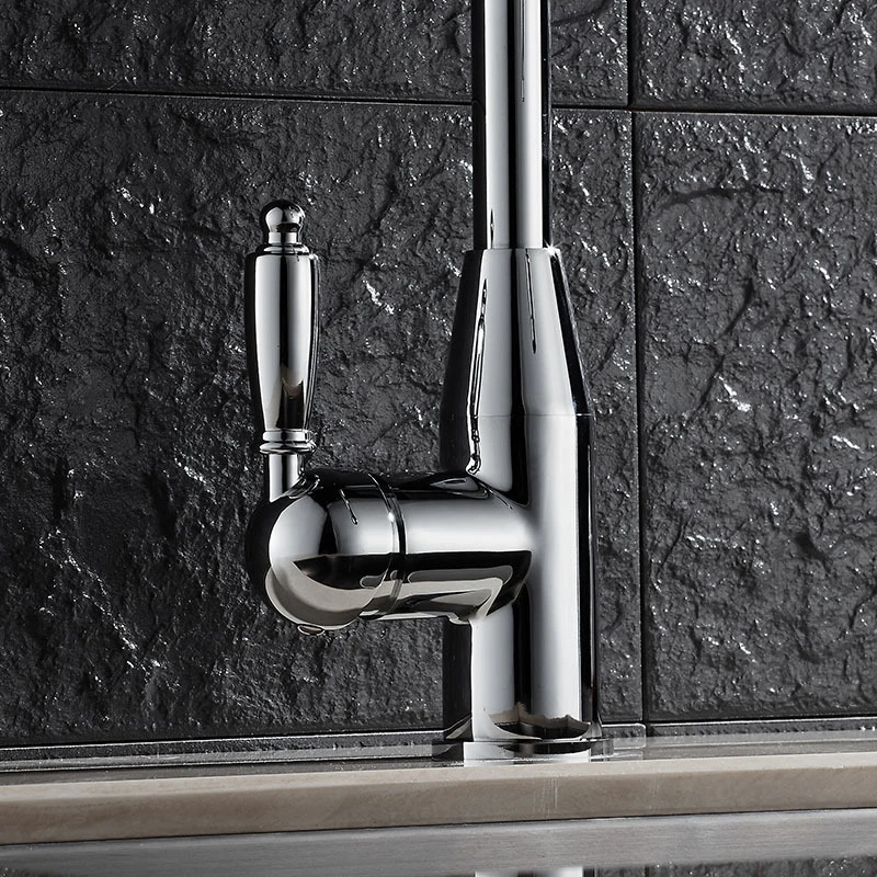 Антикварный смеситель для кухни медный выдвижной распылитель насадка душа Ретро