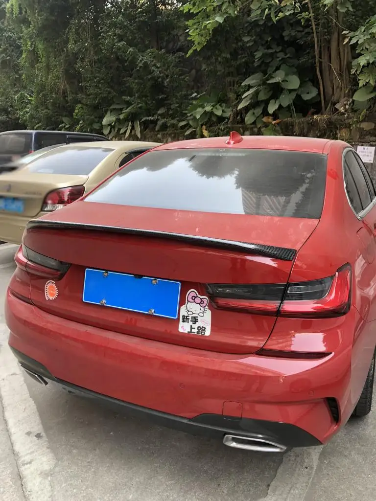 Спойлер для багажника спойлер заднего из углеродного волокна BMW 3 серии G20 G21 2019 2020