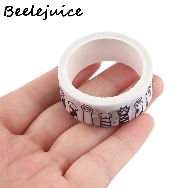 

24pcs Lovely Cat paws Cool Cartoon Washi Tape Paper DIY Decorative Adhesive Tape Stationery Daily Gifts Masking Tapes Supplies