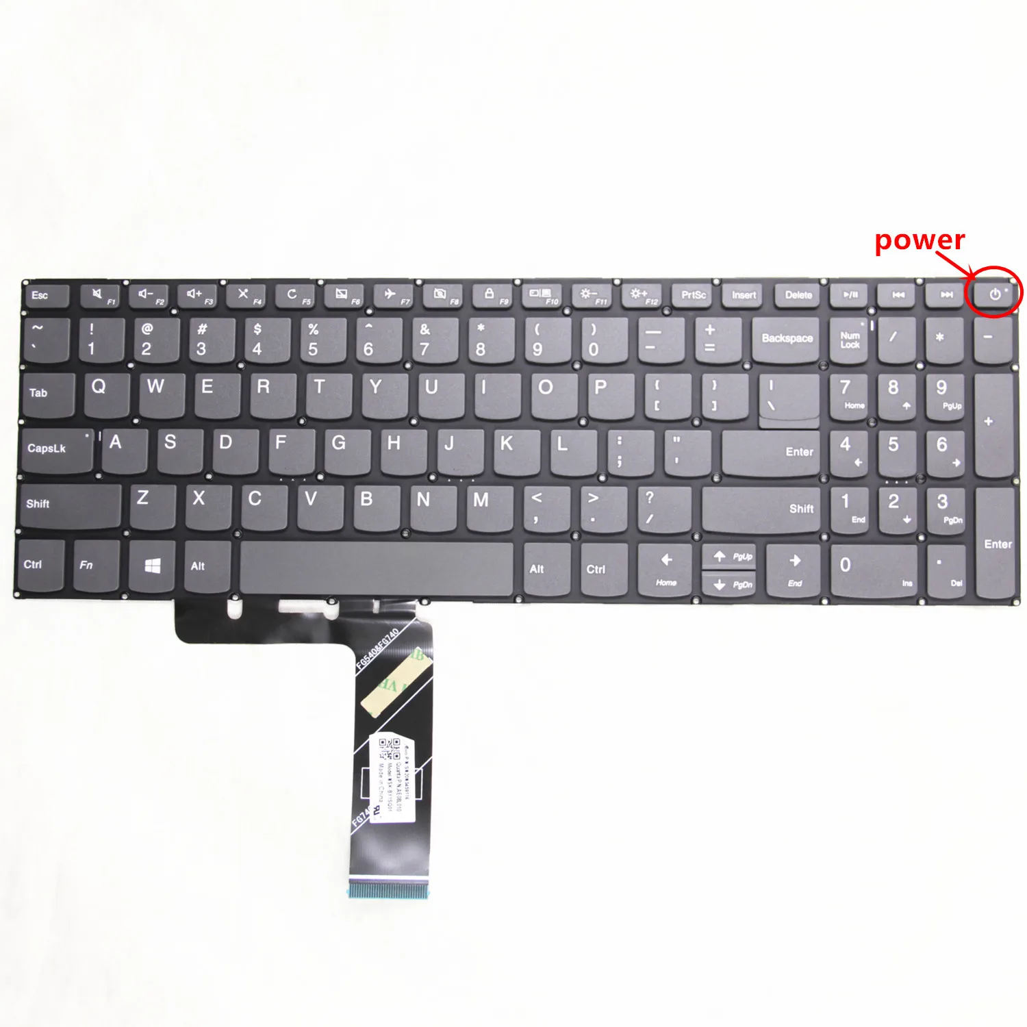 New US Keyboard For Lenovo ideapad 320-15 520-15 330c-15 V15-IWL S145-15 7000-15 330-15 330-17 V330-15 330S-15IKB Laptop English |