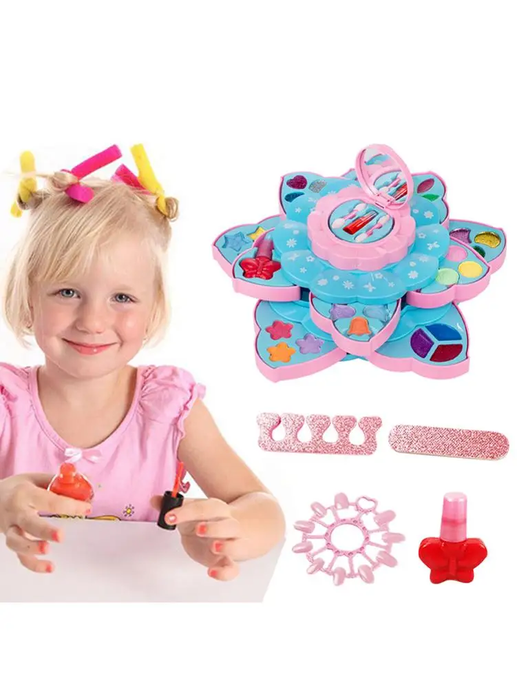 

Childrens Cosmetic Set Environmentally Washable Makeup Toy for Girls