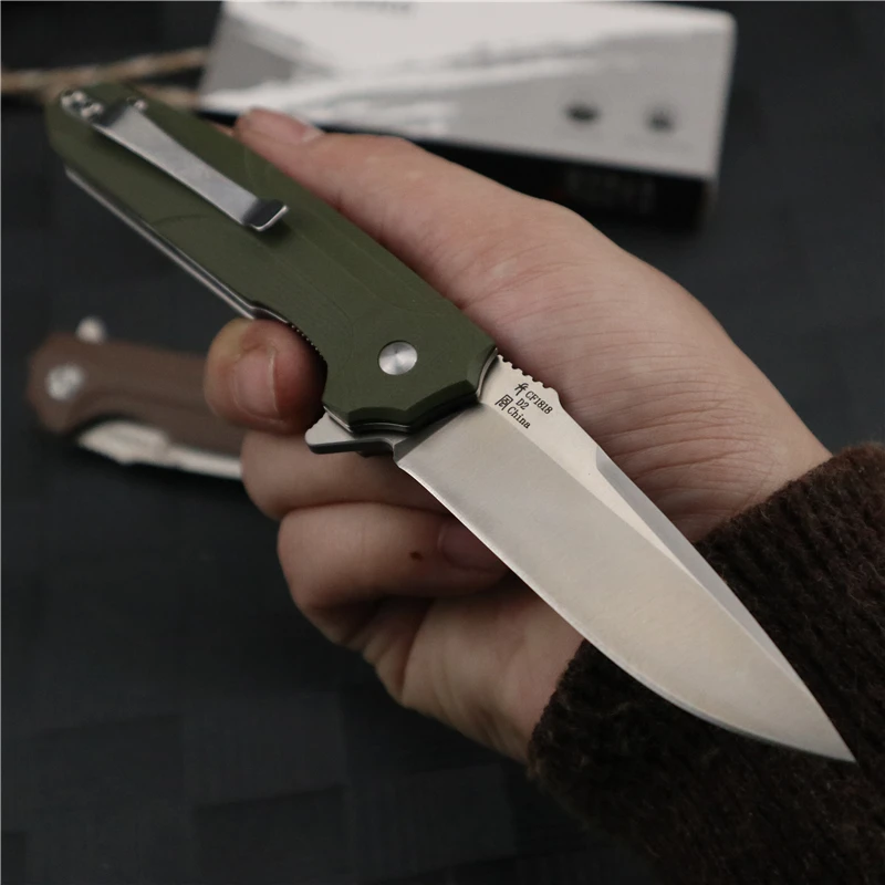 TIGEND нож CF1818 карманные складные ножи D2 сатиновое лезвие G10 рукоятка 3 цвета для