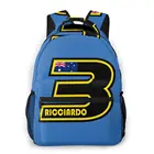 Даниэль Рик 3 рюкзак для девочек и мальчиков Даниэль Риккардо F1 дорожный рюкзак рюкзаки для подростков школьная сумка для взрослых