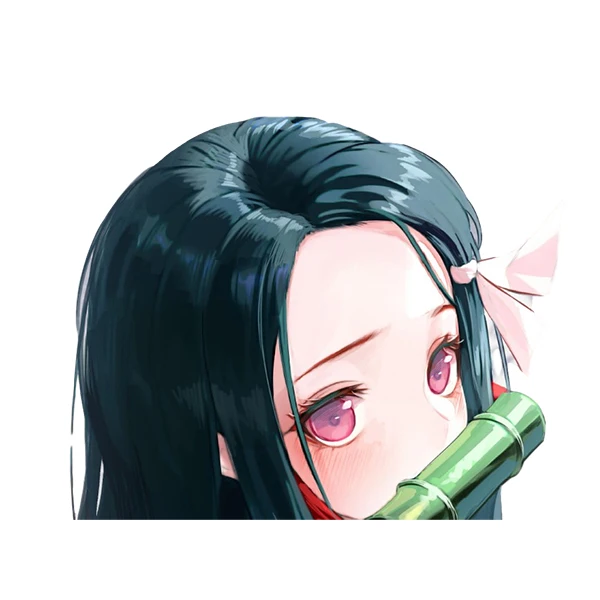 3D наклейка на автомобиль Three Ratels рассекающий демонов незуко камадо Виниловая из