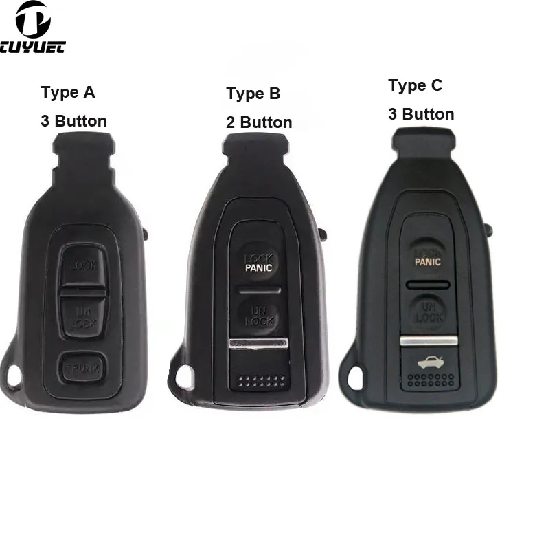 2 3 кнопки Smart Prox пульт дистанционного ключа корпус для Lexus LS430 2002 2003 2004 2005 2006 с