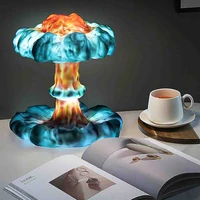 3d printing mushroom cloud table lamp novelty dimmable nuclear explose night light cool gift lamp for baby kids birthday xmas