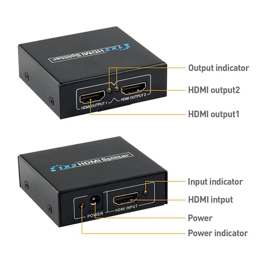 Hdmi 1 в 2 Out 1080P 4K 1x2 Многофункциональный Hdcp Стриппер 3D сплиттер усилитель силового
