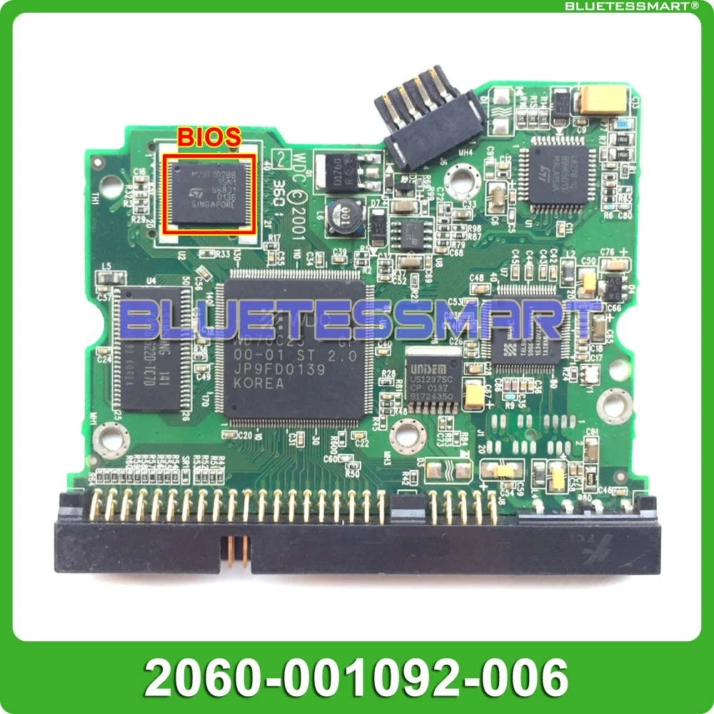 hdd pcb печатная плата 2060 001092 006 rev a для wd 35 ide ж