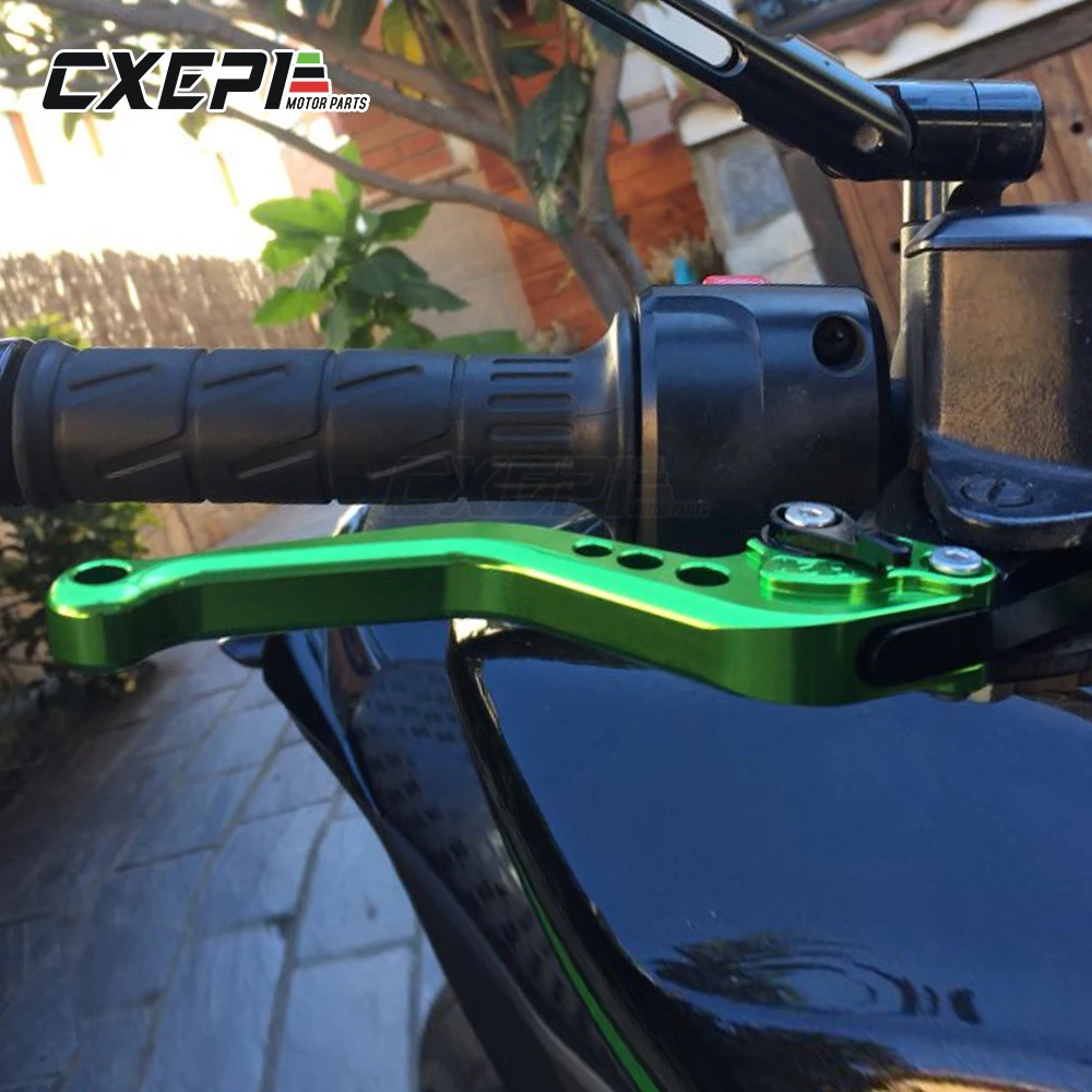 Короткие регулируемые рычаги тормозной муфты с ЧПУ для Kawasaki ZX6R 636 2007 2008 2009-2016 ZX10R