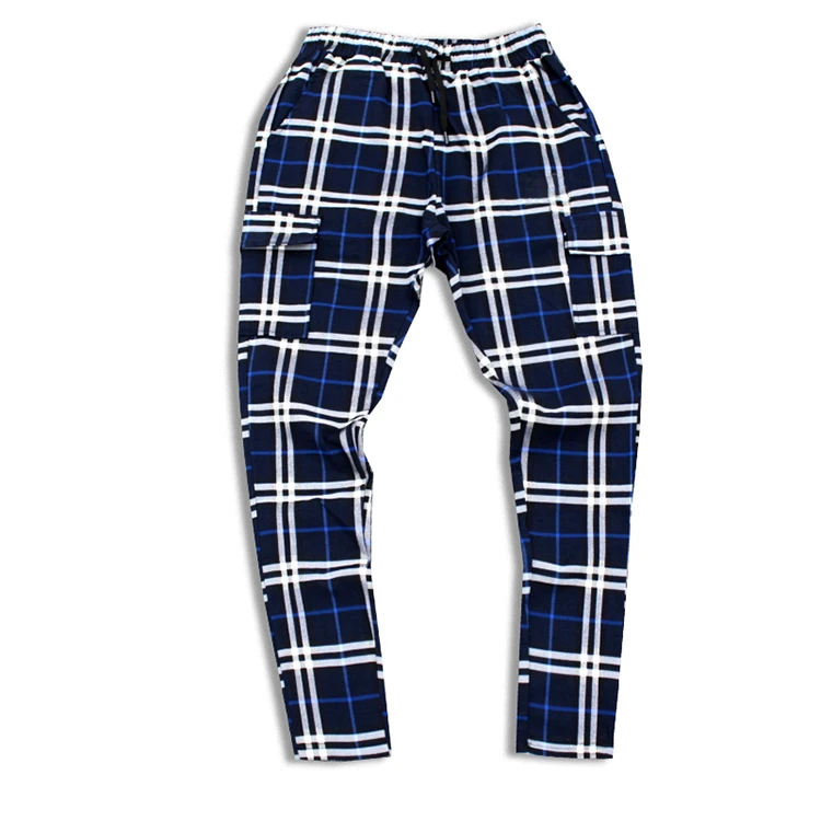 

check style jogger pants - New slim fit joggers men high quality fashion pants