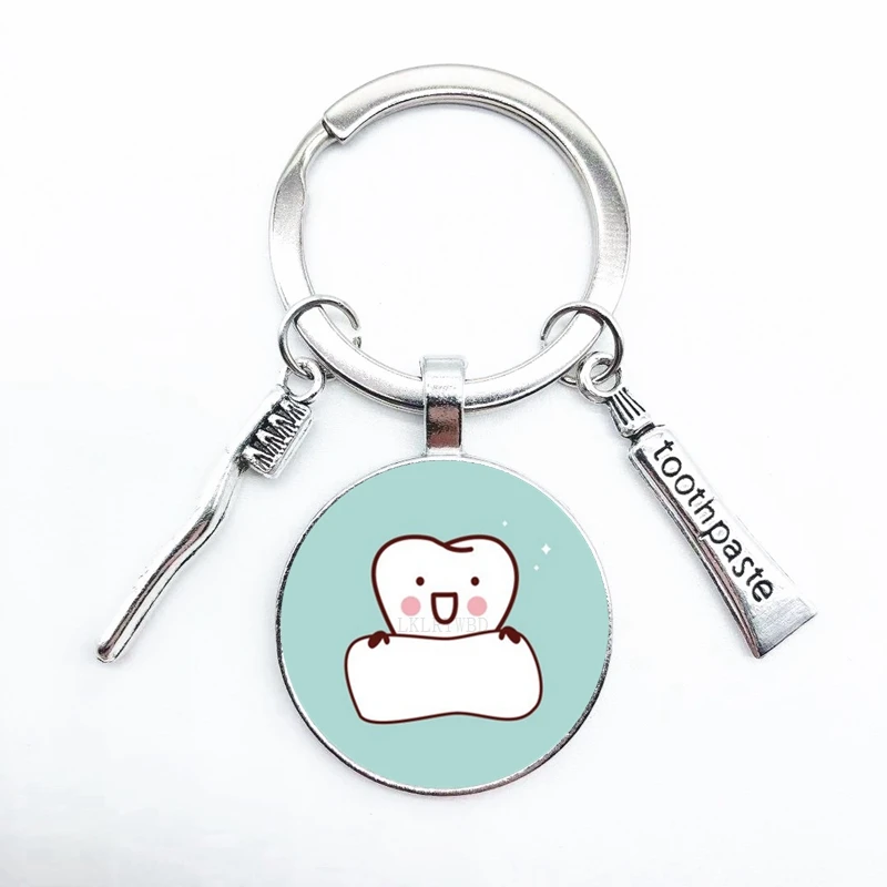 2020 популярная зубная подвеска брелок мини паста в виде зубной щетки