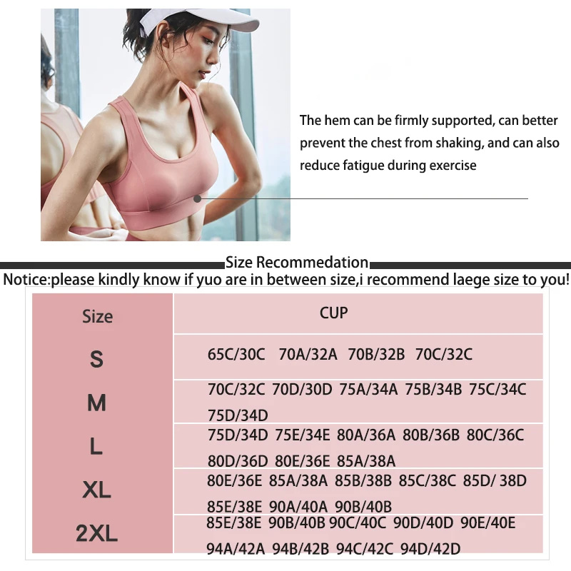 

Sports underwear women gather chest to prevent shaking shaping running fitness yoga playing breathable and comfortable sizeS~2XL