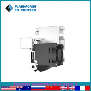 flashforge extruder assembly for creator 3 hotend assembly 3d printer parts with extruder motor cooling fans free global shipping