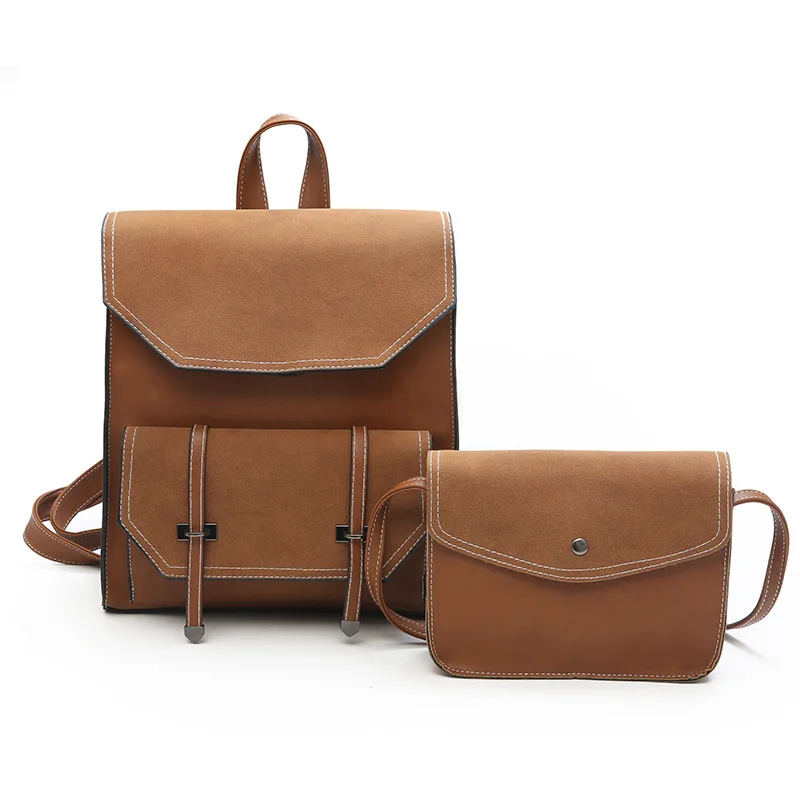 Классический винтажный рюкзак набор из 2 предметов для старших классов колледжа