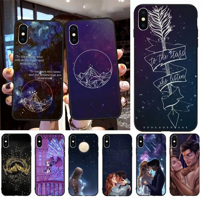 

a court of mist and fury sarah j maas Phone Case for iphone 12 Mini SE 2020 5S 6 6S Plus 7 8 Plus X XR XS 11 Pro Max Coque cover