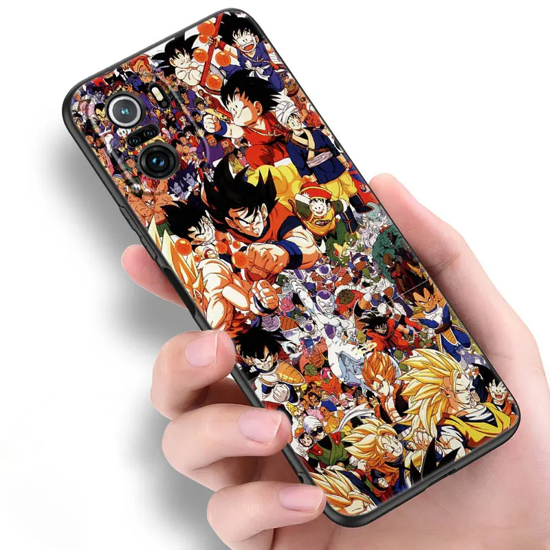 Чехол для телефона с аниме Super Son Goku мягкий черный чехол Xiaomi Mi POCO X3 NFC F3 GT M3 10T 11T 11X Pro