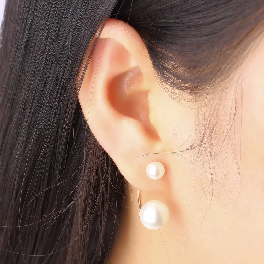 Женские серьги-гвоздики с искусственным жемчугом ювелирные изделия серьги