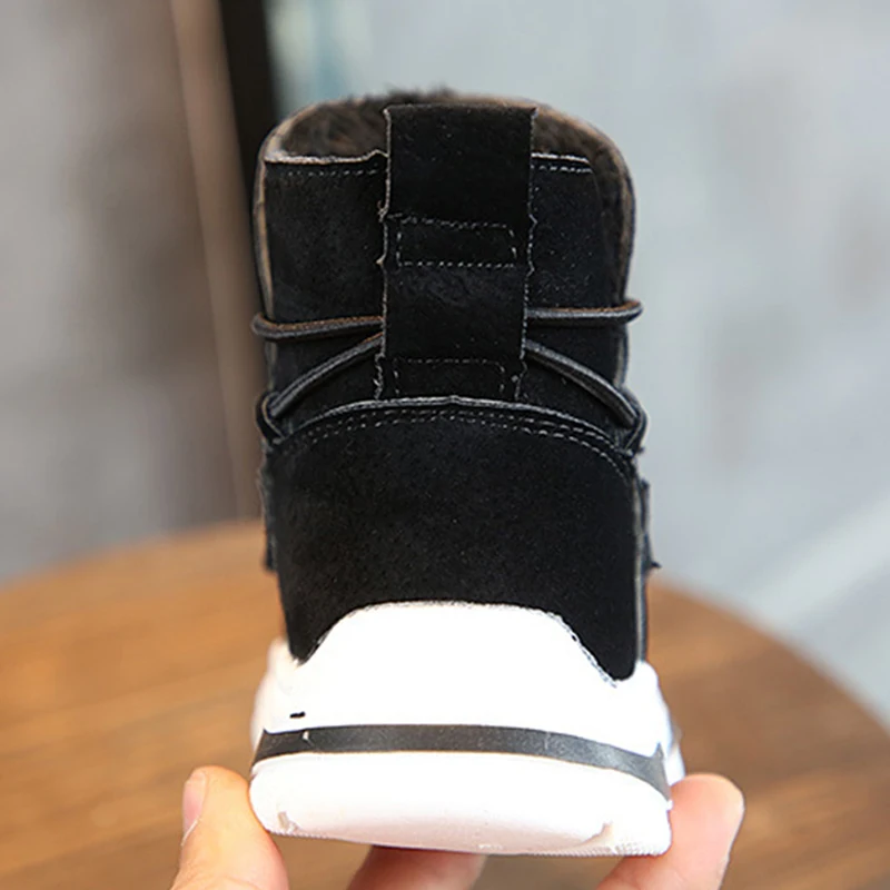 Детские ботинки для девочек теплая плюшевая зимняя обувь зимние мальчиков новые