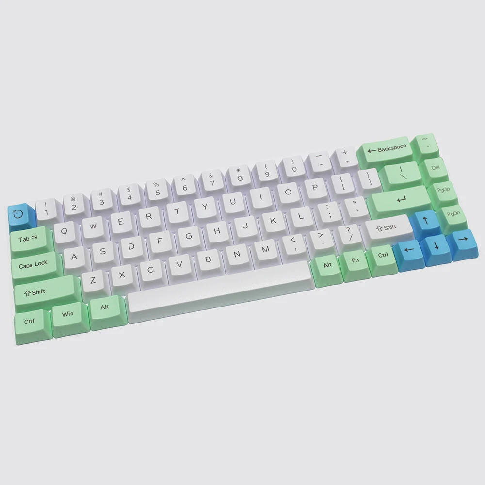 NPKC OEM Keycaps PBT белый синий темно серый для Cherry MX переключатели Tada68 XD60 XD64 GK64 GH60 DZ60