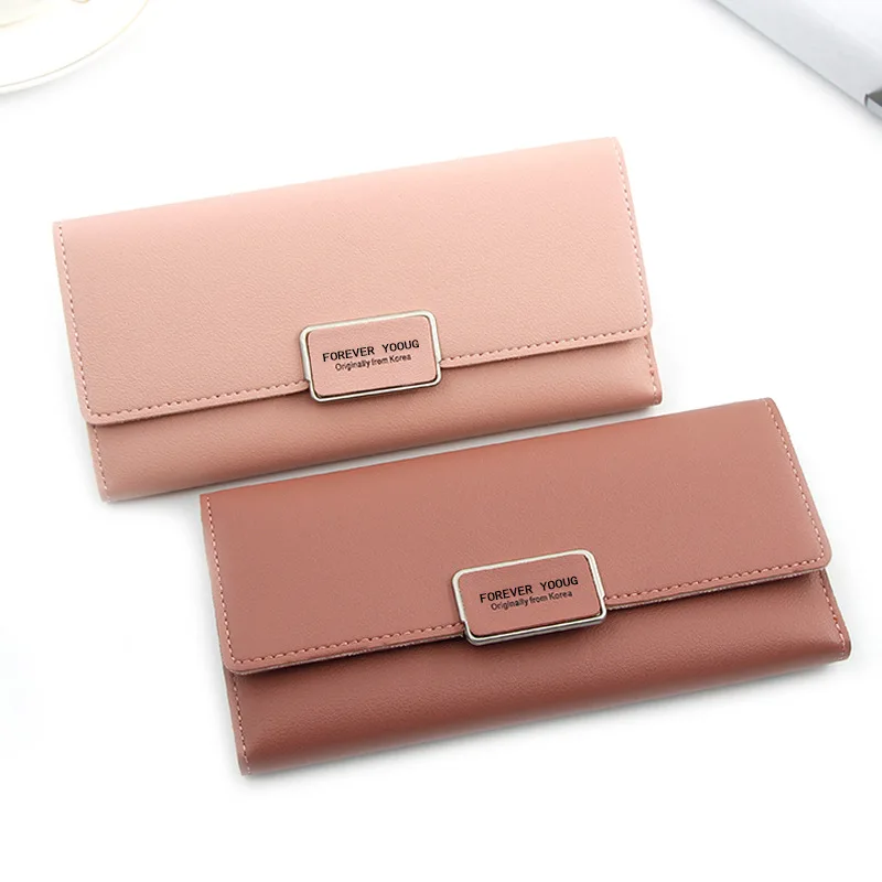 

New Women Long Wallets Student Wallet Female Wallet Female Clutches Multi-function Multi-card Bit Coin Purse Clutch Bag Wallet