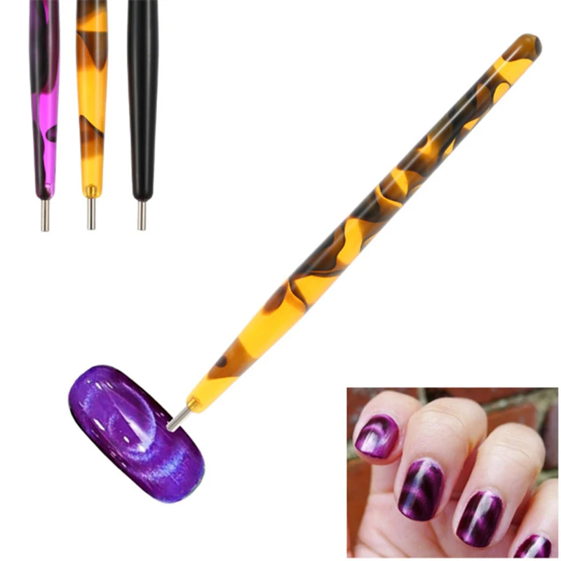 Nail Art раскрашивающая Ручка Кисть Акриловая Сделай Сам Волшебные 3D наконечники УФ