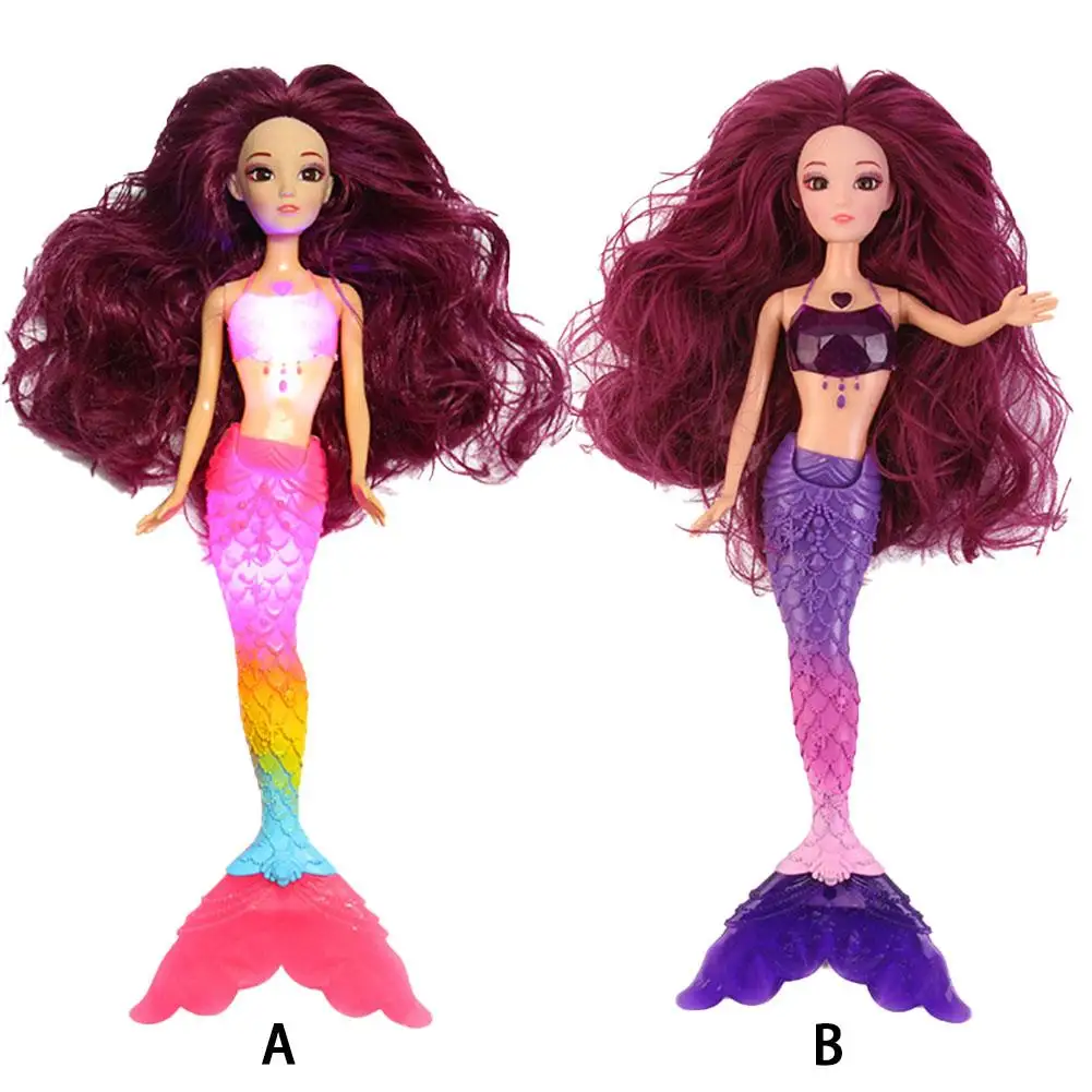 Новинка кукла Русалочки с радужными огнями игрушки для девочек детский подарок