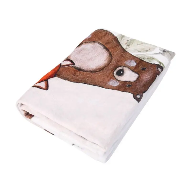 

Baby Monthly Record Growth Milestone Blanket Swaddle Wrap Photography Prop Cloth