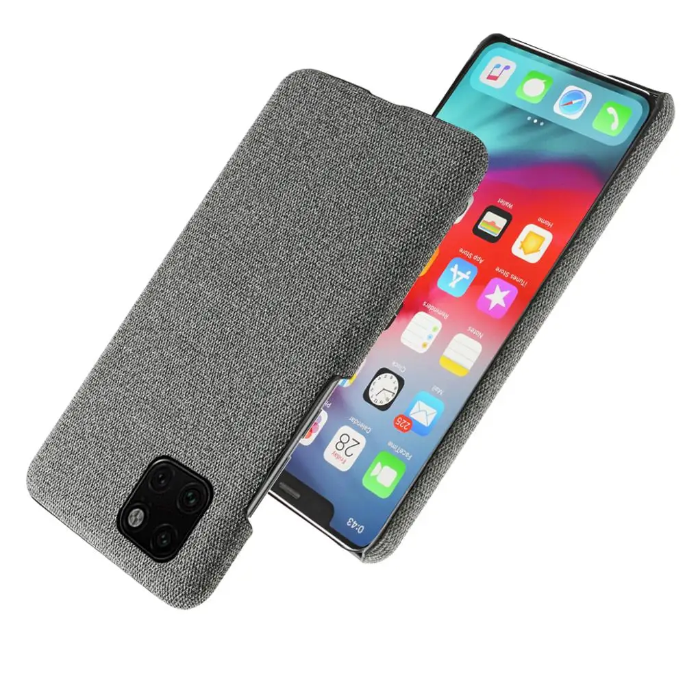 Для iPhone 11 Pro Max 6,5 11 6,1 чехол тонкий жесткий PC тканый тканевый противоударный чехол для iPhone X XR Xs Max 5S SE 5 Чехол