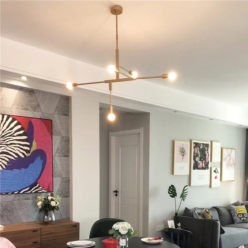 Скандинавская люстра в стиле пост-модерн индивидуальный дизайн для столовой