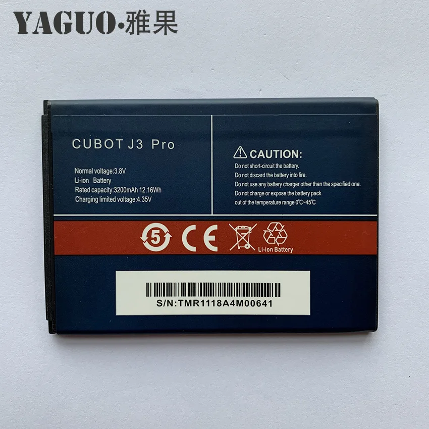 

100% High Quality Original Battery 2800mAh For CUBOT J3 Pro J3Pro Batterie Batteria