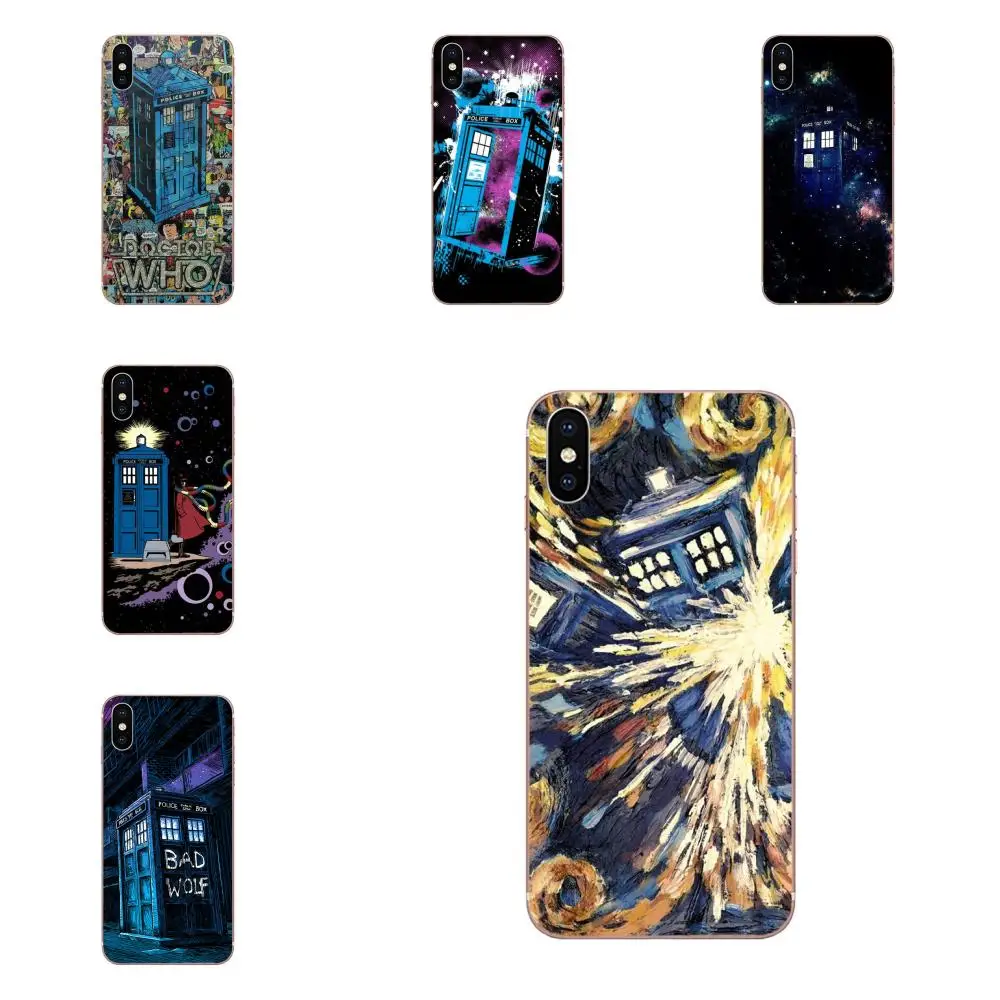 Доктор д-р которые из ТПУ с принтом &quotТардис (Мягкий лучший чехол для Galaxy J1 J2 J3 J330