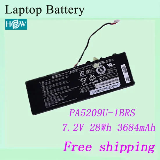 Распродажа Аккумулятор для ноутбука Toshiba PA5209U 1BRS Satellite L15W B1208X B1302 Series|Аккумуляторы