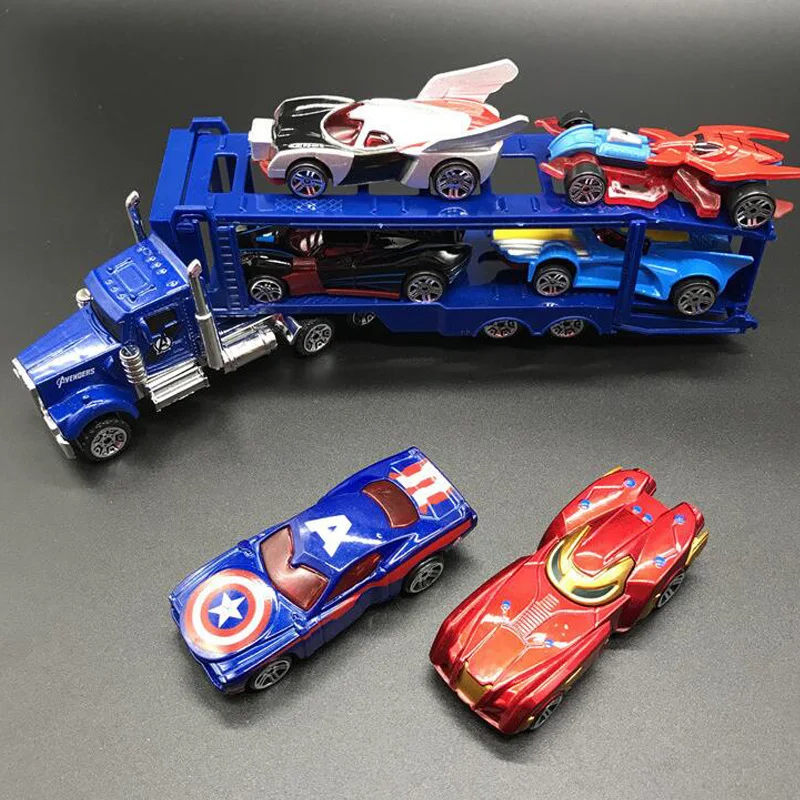 Мстители 1: 64 брелок для автомобильных ключей, набор Batman Batmobile Diecasts железа Spider-man Капитан Америка модель грузового автомобиля игрушки для Для детей