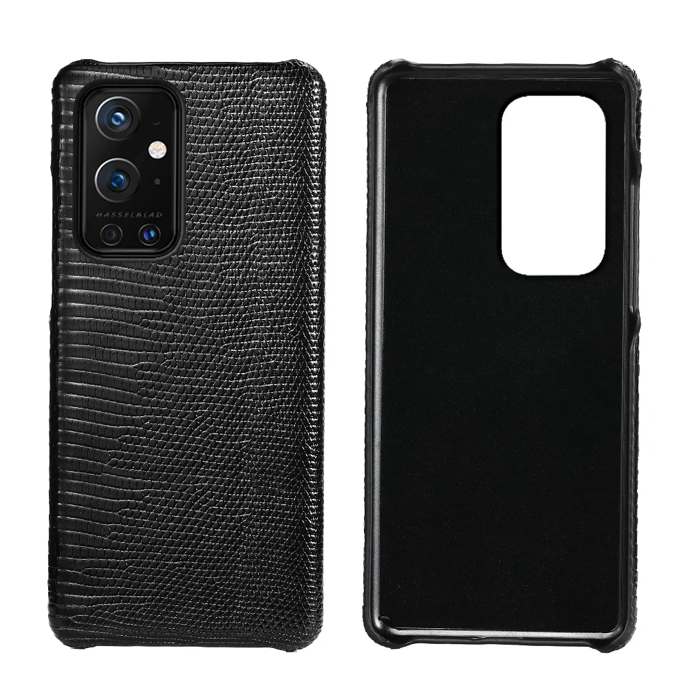 

100% Genuine Lizard Leather Phone Case For Oneplus 11 9 8 10 Pro 10T 9R 10R 11R Ace 2 9RT Nord 7 Luxury Cover For One Plus 10Pro
