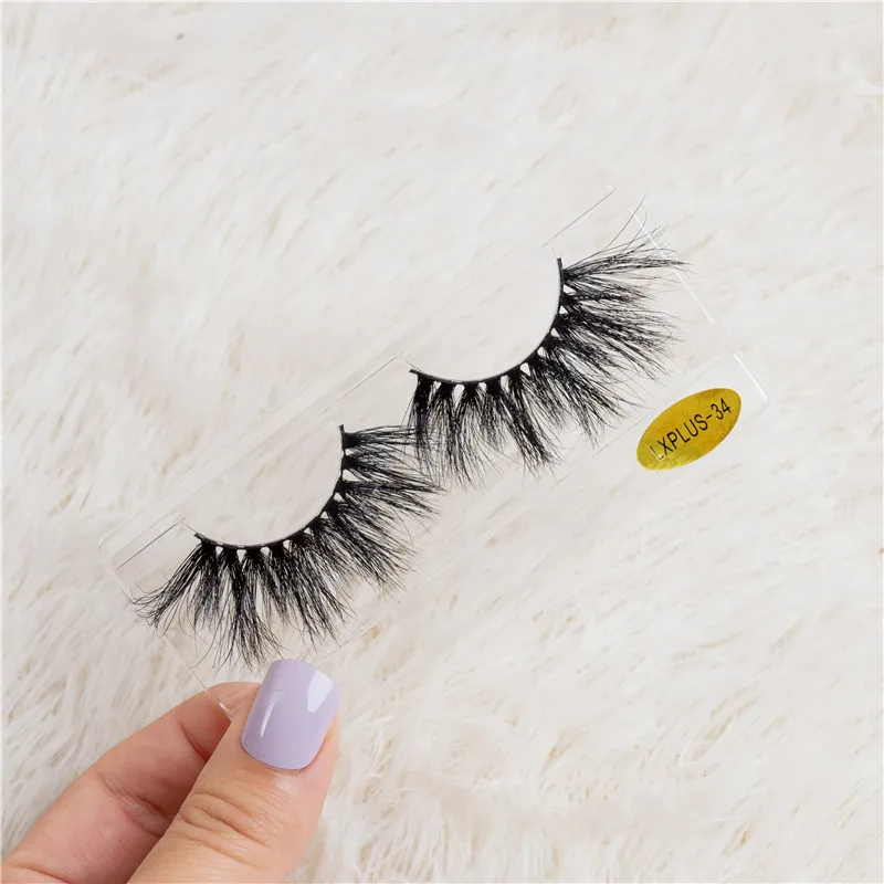 

Make Up Eyelashes 3D Mink Lashes Natural Handmade Long Soft False Eyelashes High Volume Cruelty Free Mink Lashes LXPLUS-47