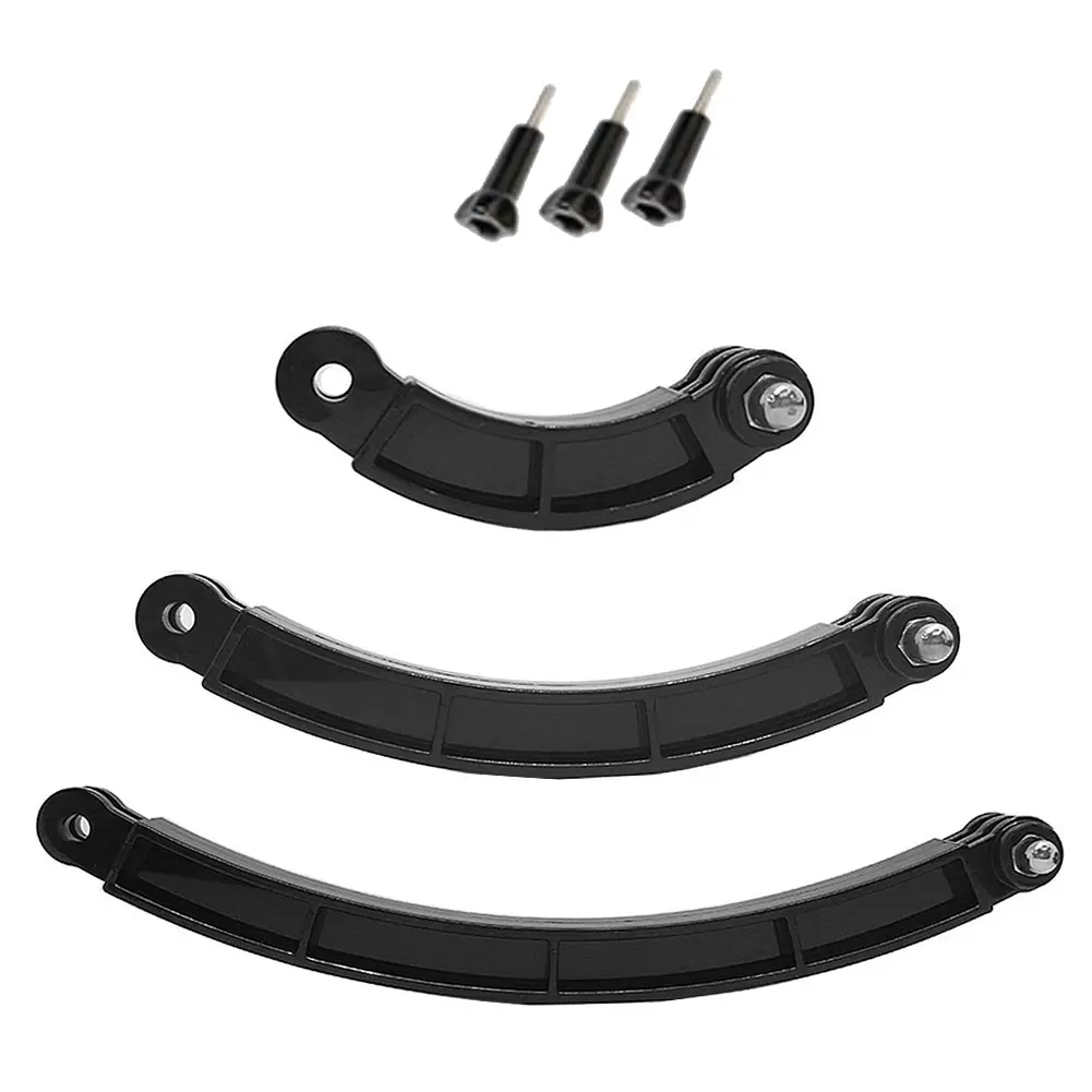 

3 Way Convenient Action Camera Helmet Arm Extension Lightweight Fit For Hero 6