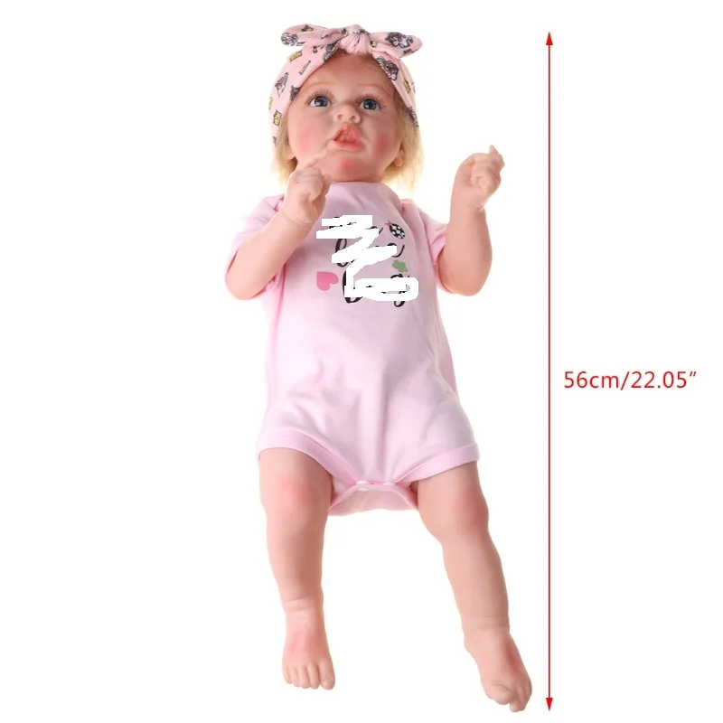 

23In Looking Lifelike Realistic Baby Silicone Newborn Care Easy Washable Toy for Children and the Elderly Xmas Gift