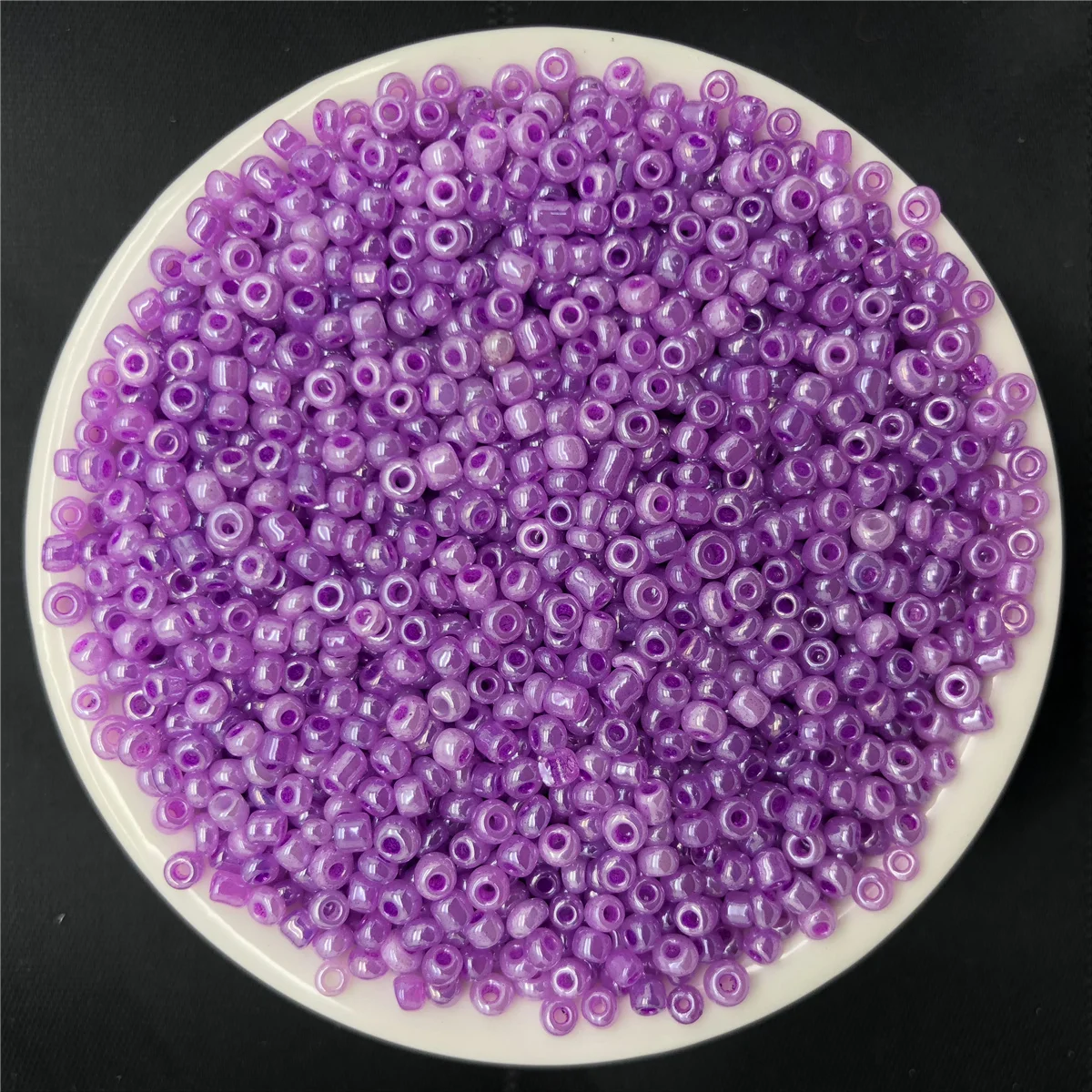 Бисер из чешского стекла для украшений сделай сам изящные бусины 2 мм кремового