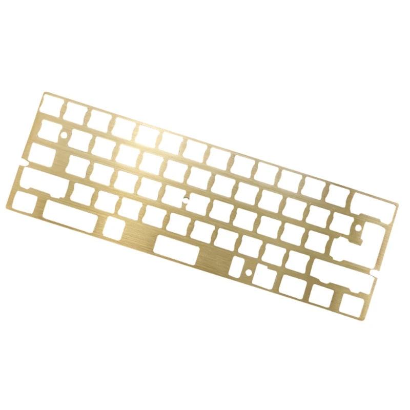 

Mechanical Keyboard 60% Brass Drawing Concurrence Positioning Plate for GH60