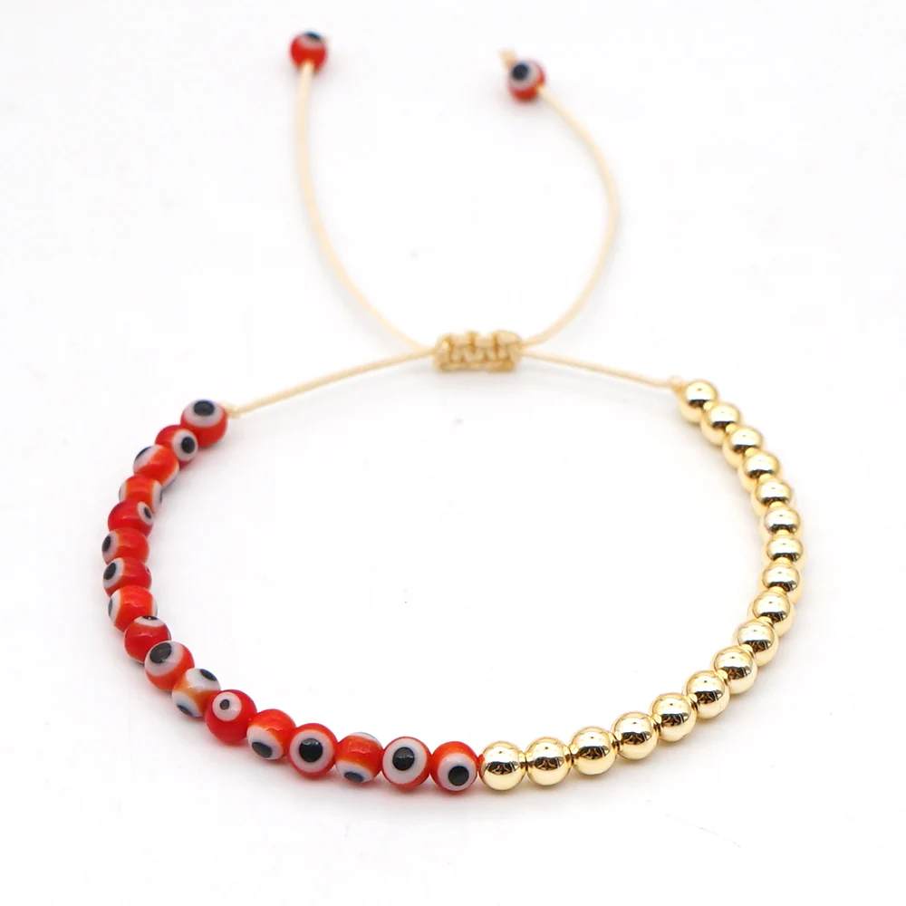 Go2Boho Turkish Evil Eye Bracelets Boho Pulseras Mujer 2020 Handmade Bracelet For Womens Jewellery Japan Inoxidable Golden Beads | Украшения