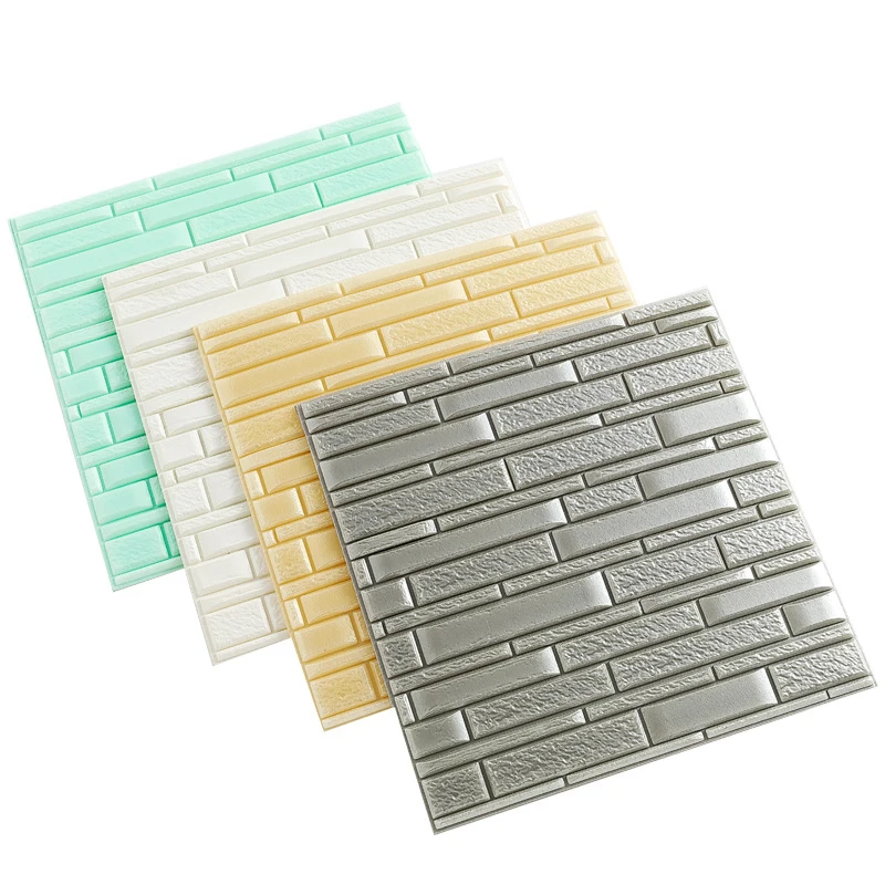 Самоклеящиеся водонепроницаемые обои с имитацией кирпича для телевизора 3D