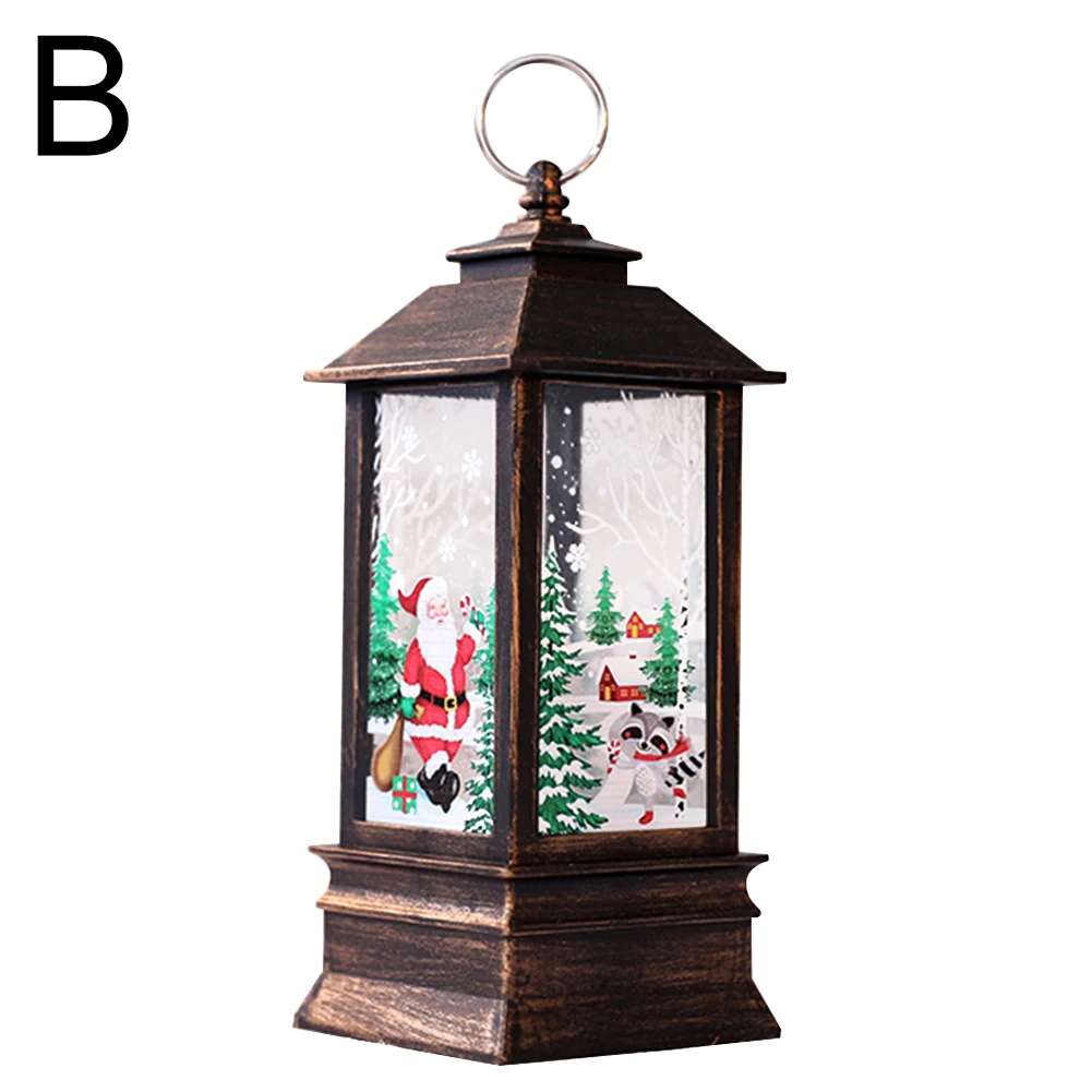 Светодиодный светильник на Рождество праздник любовь и мир портативная