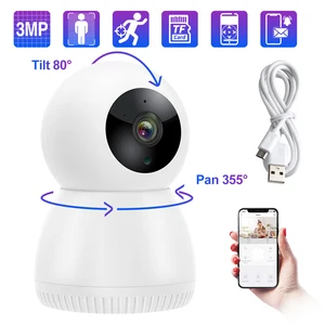 techage 3 0 megapixels wifi ip camera wireless pet camera indoor 1926p baby monitor cctv two way audio record video surveillance free global shipping