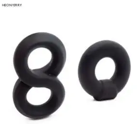 Silicone Cock Ring For Penis Enlargement Condoms Men Extender Intimate Goods Reusable Condom | Красота и здоровье