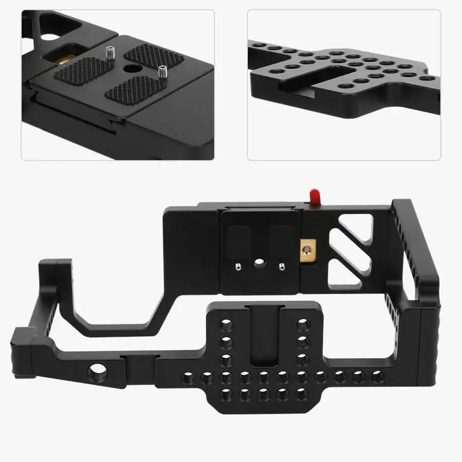 

New Metal Digital Video Cage Extended Monitor Mic Fill Light for BMPCC 4K